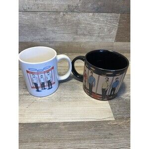 Lot of 2  STAR TREK 1989 & 2017 Mug Spock Kirk McCoy Kilncraft Heat Changing